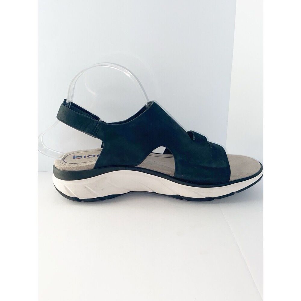 BIONICA Akela Sandals Womens 9 Black White Strappy Outdoor Casual Comfort Sporty - Picture 8 of 14